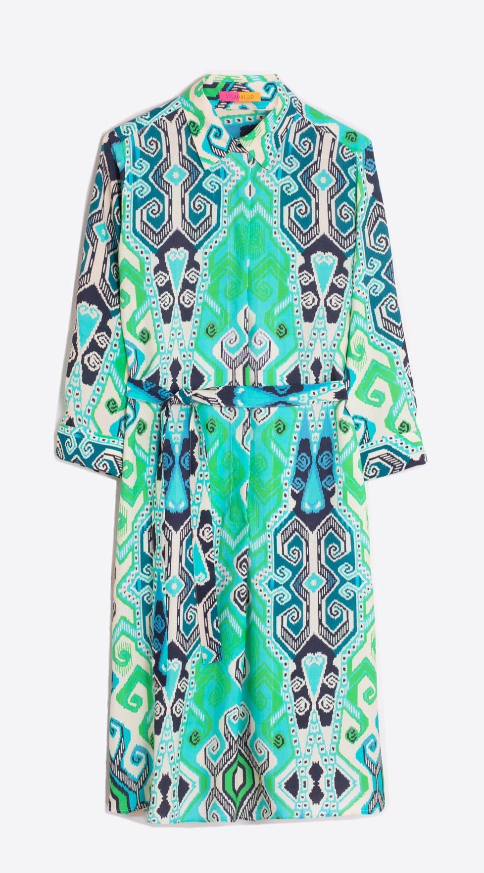 Vilagallo Adriana Navajo Turquoise Dress - 31056