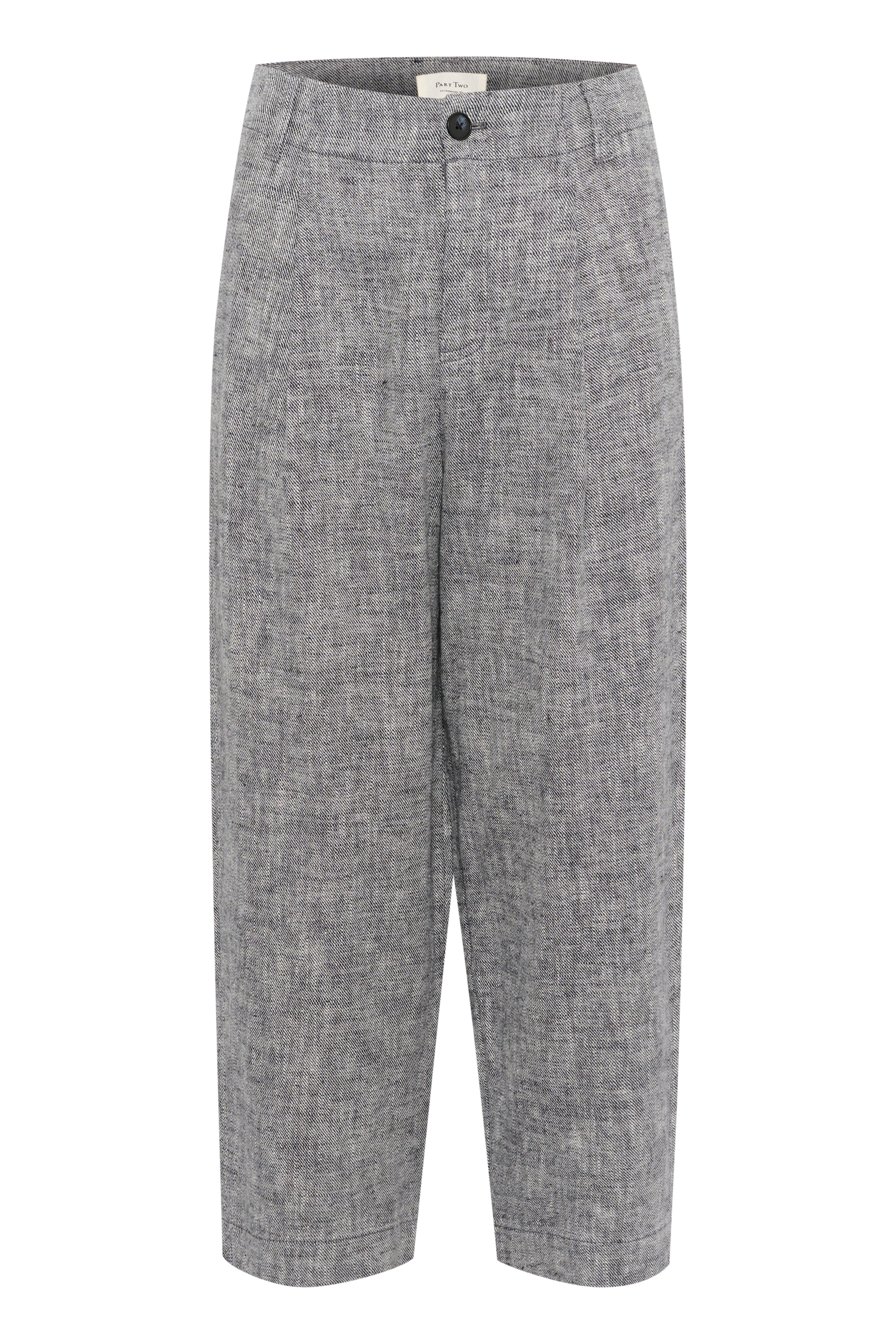Part Two Ninnes Melange Navy Trousers