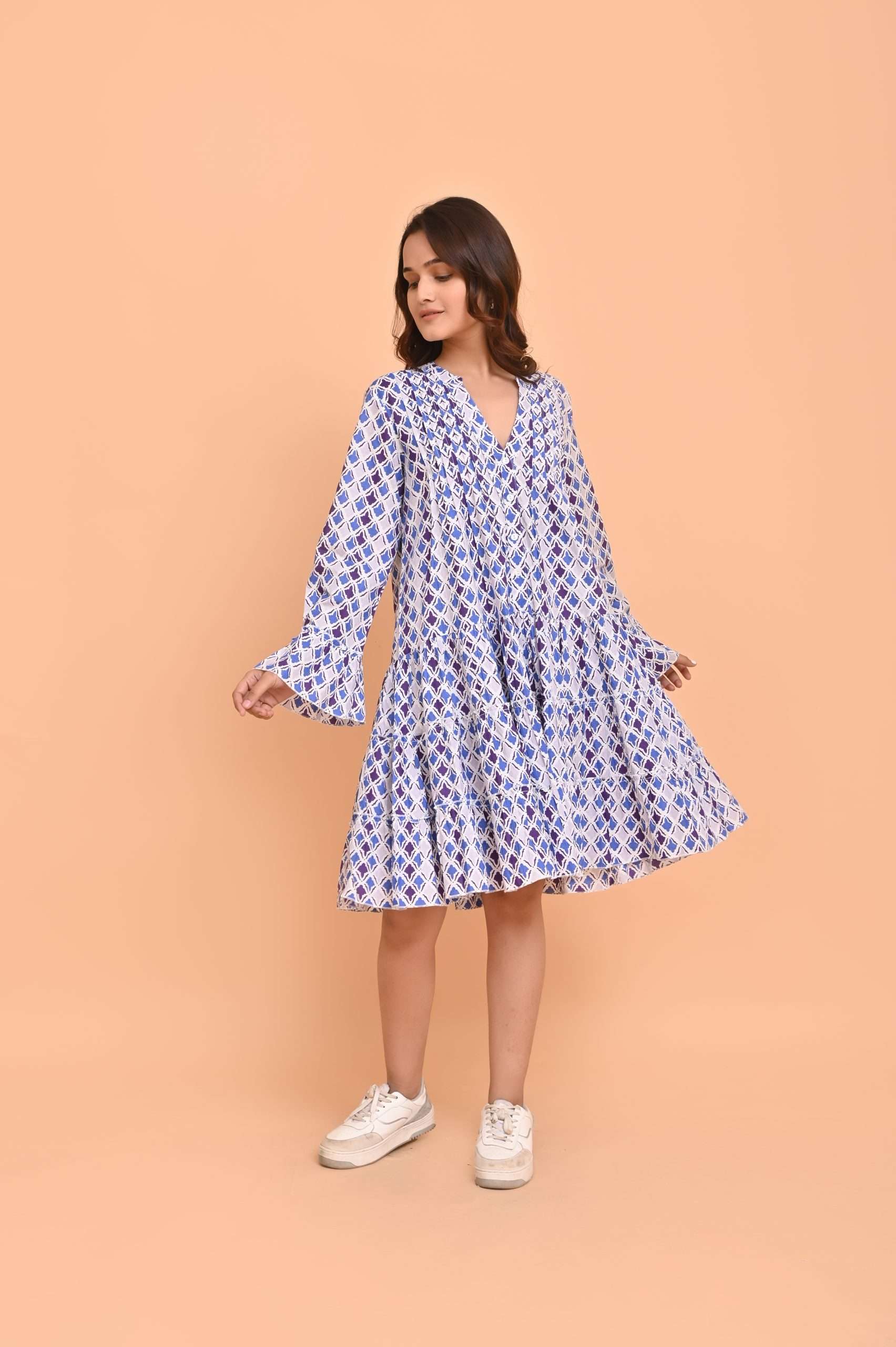 Handprint Dream Apparel - Lobster Dress Maxton Blue