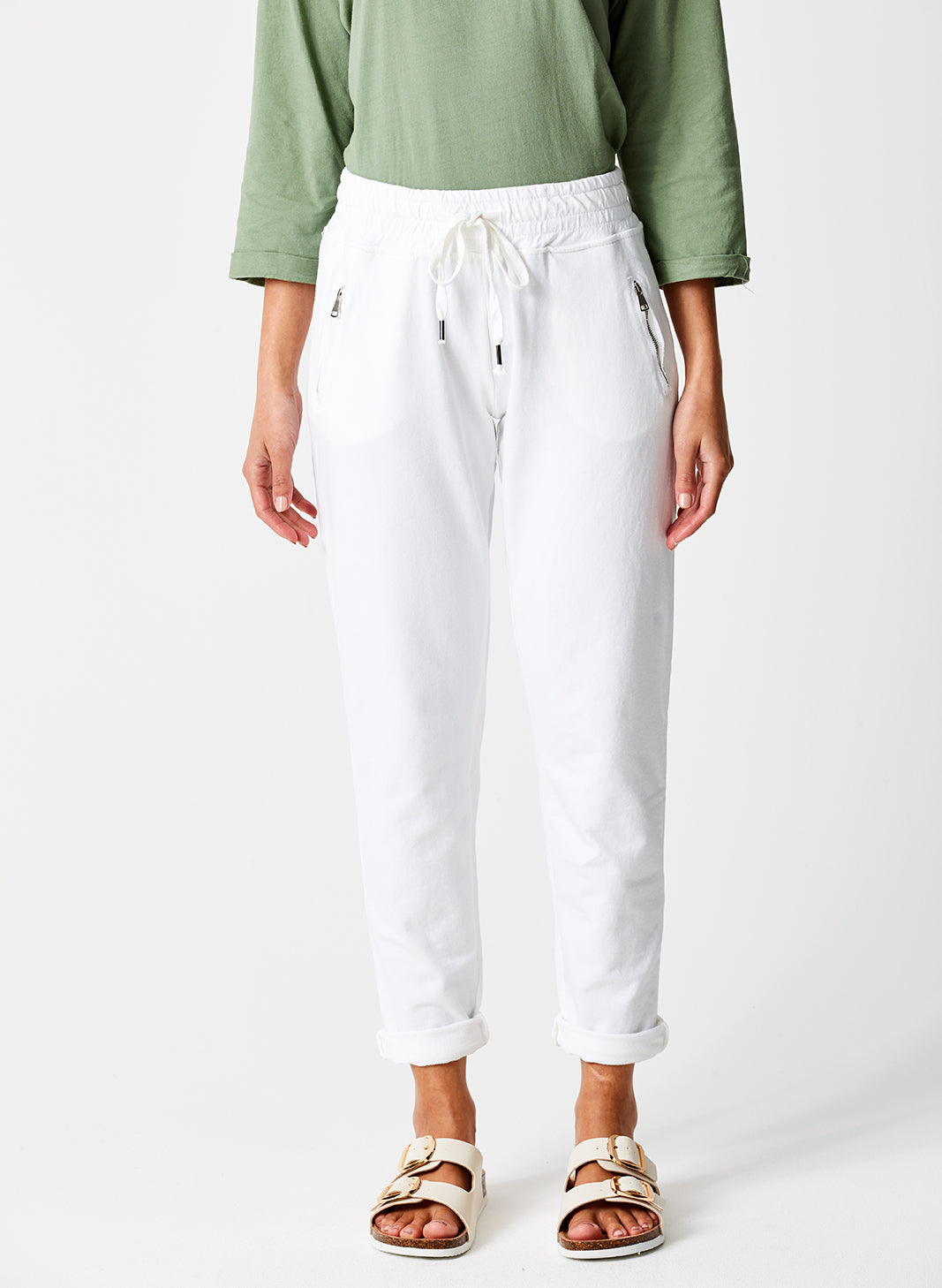 suzy D Bailey Zip Joggers