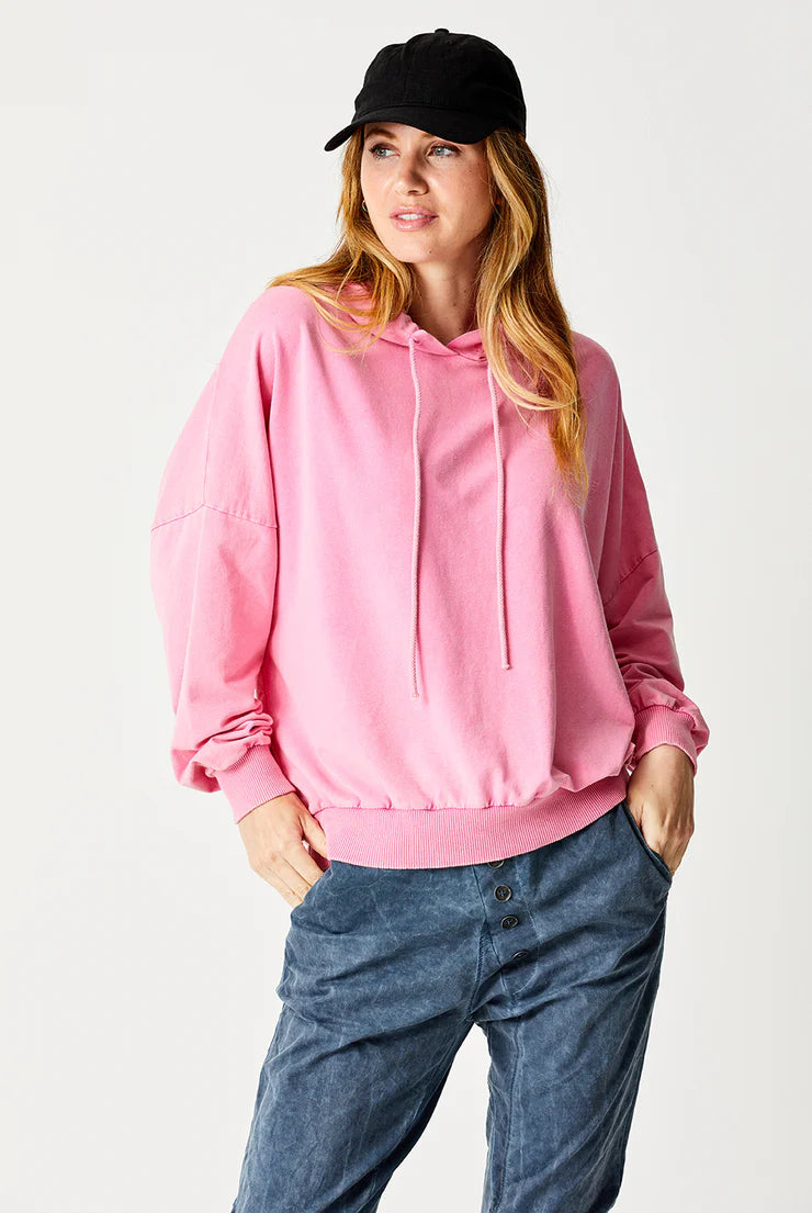 Portland - washed pink hoody