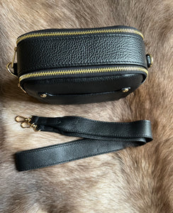 Double zip side pocket handbag  ps387